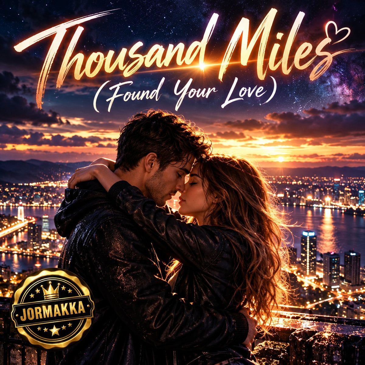 Thousand Miles (Found Your Love) single cover art by JORMAKKA